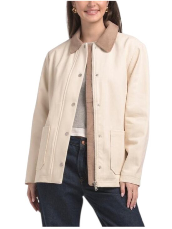 Bagatelle Collection Jackets & Blazers - BAGATELLE COLLECTION Combo Barn Jacket